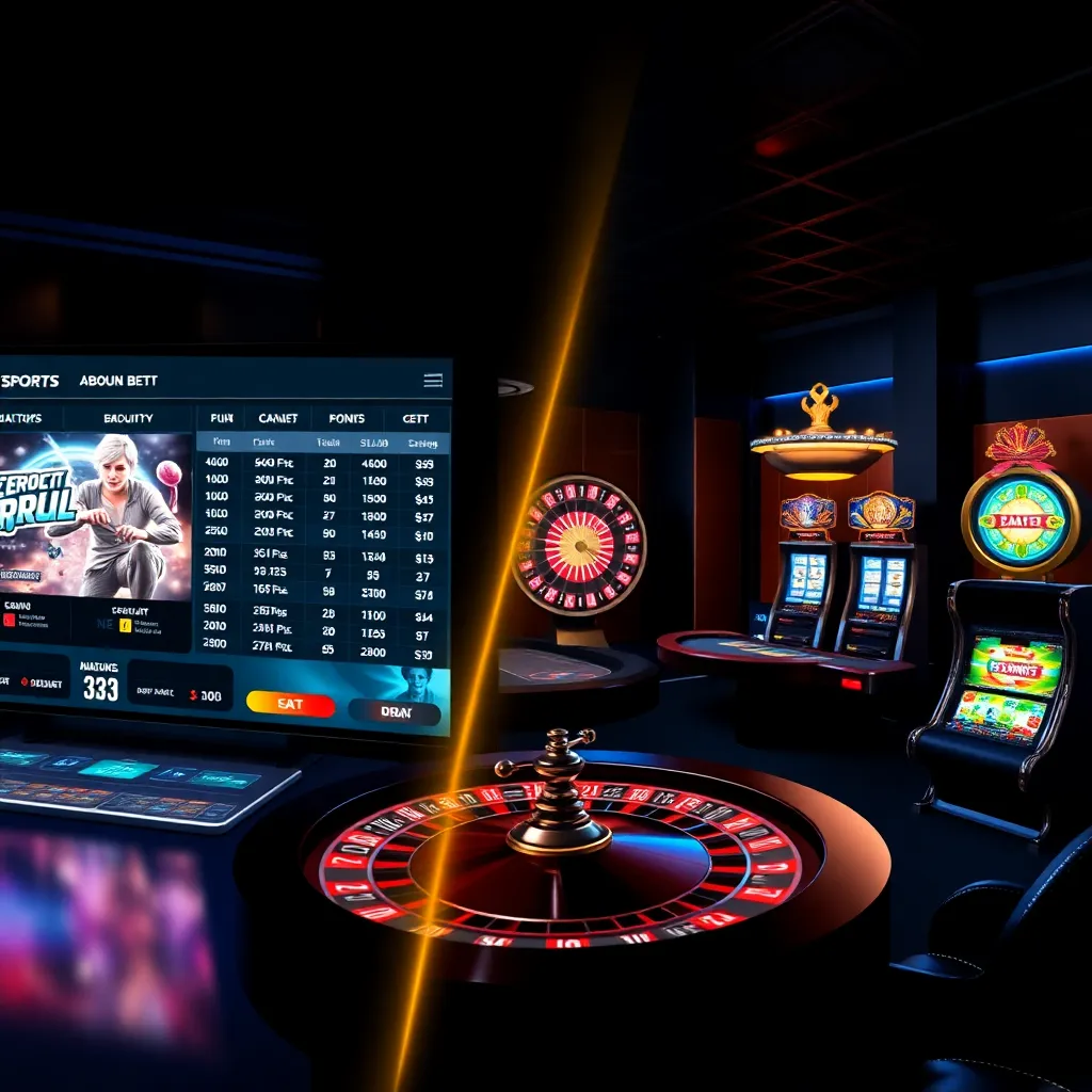 e스포츠와 전통카지노의 베팅 차이점 분석